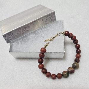 Red Jasper Gemstone Bracelet